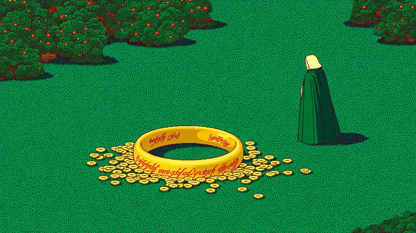 Emerald folk-art style reference result 1