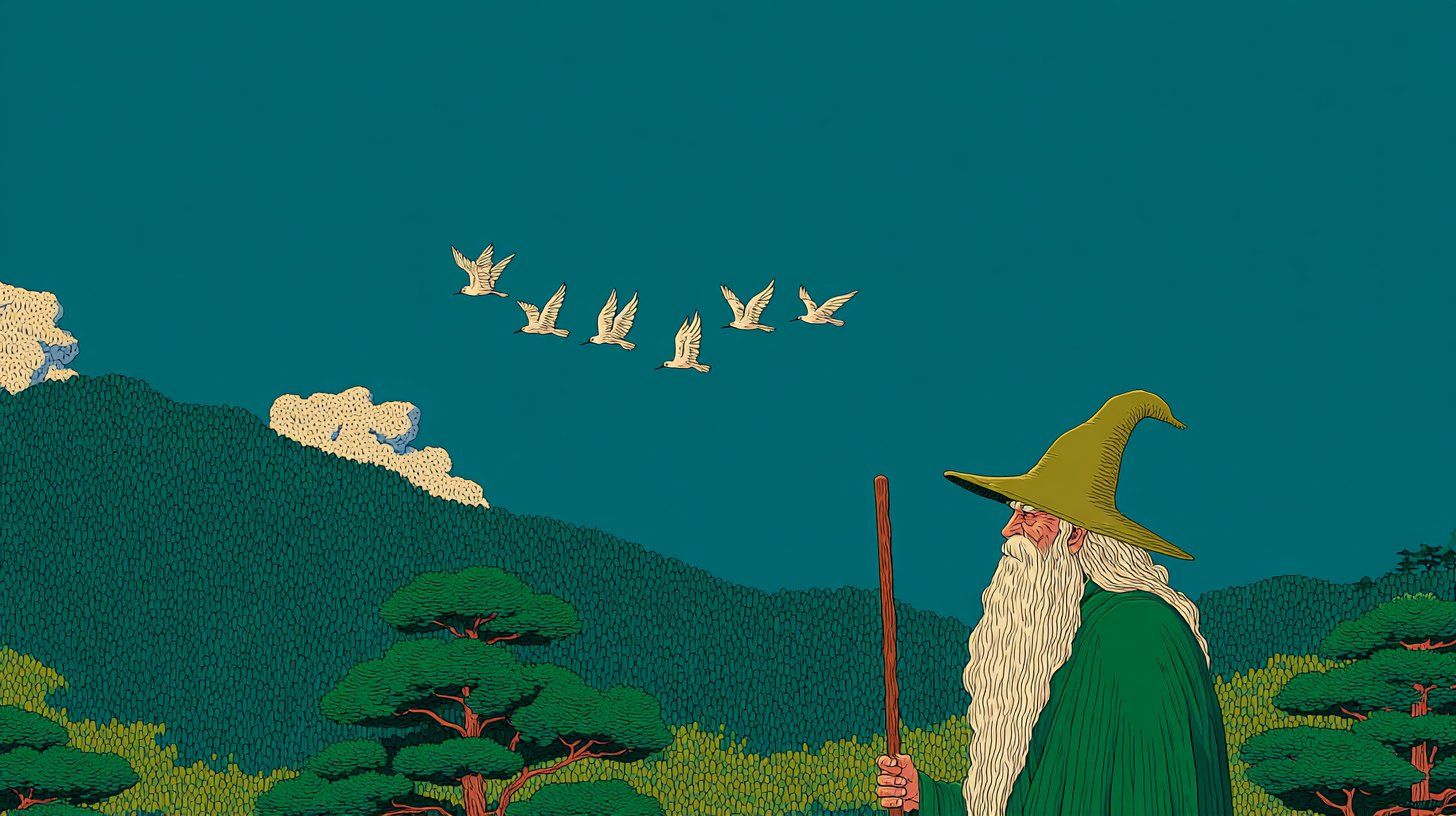 Emerald folk-art style reference result 2