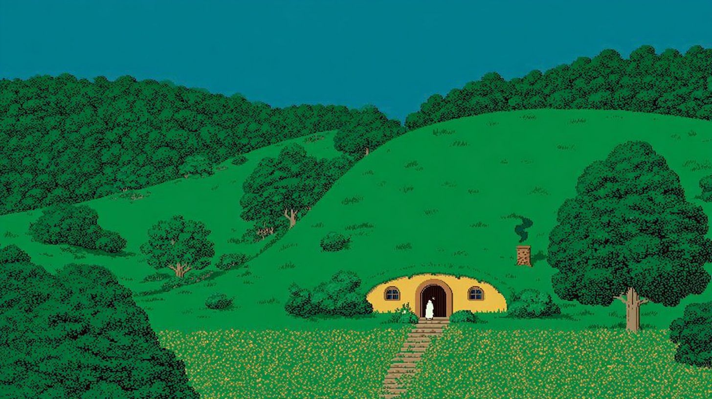 Emerald folk-art style reference result 3