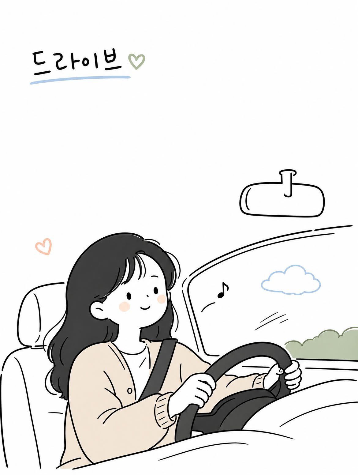 Cozy Korean doodle editorial result 3
