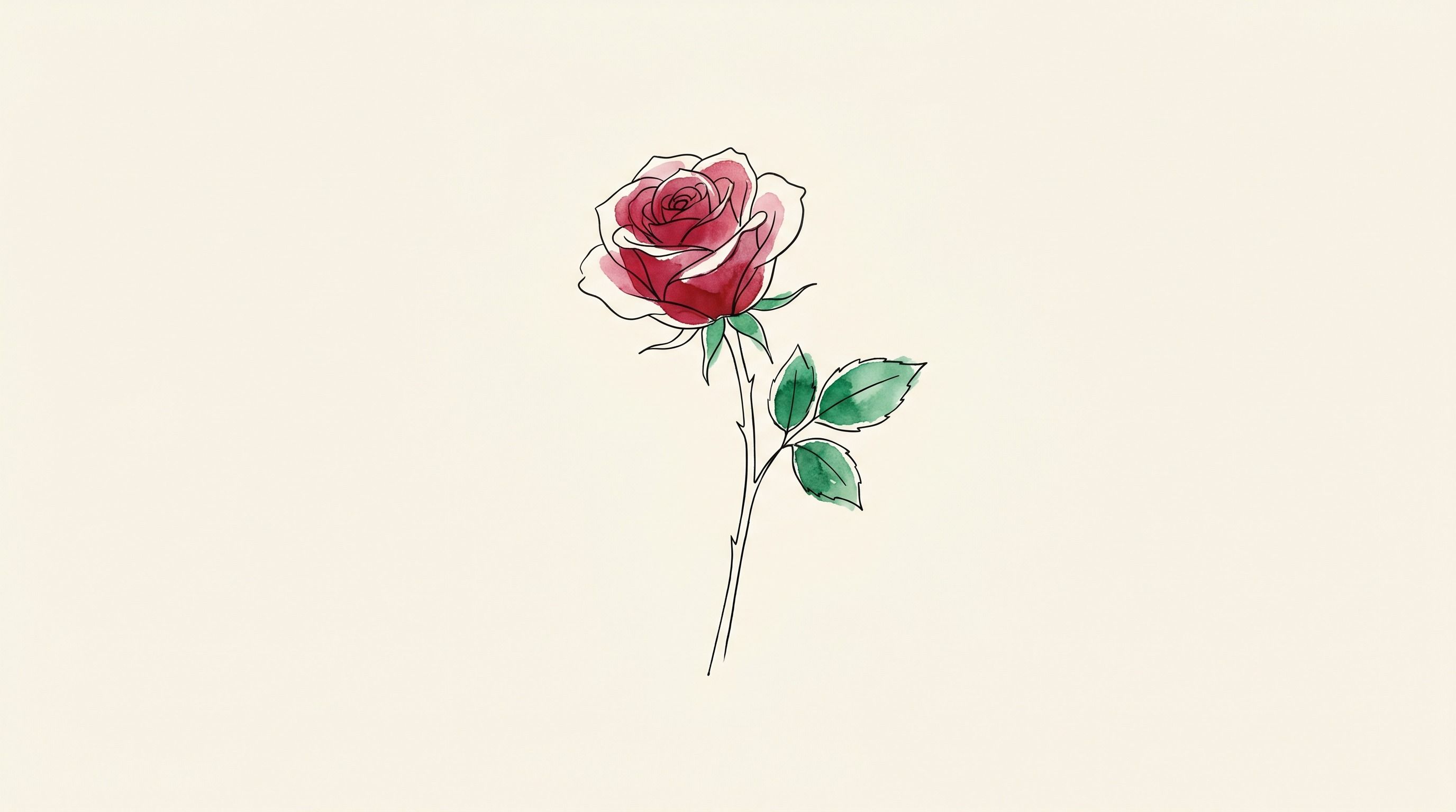 Minimal line art with vibrant accent result 4